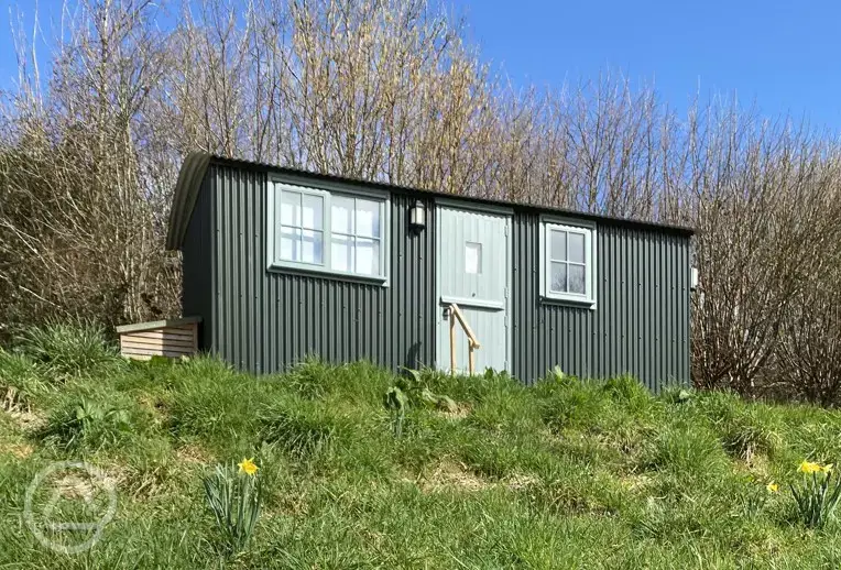 Oak shepherd's hut