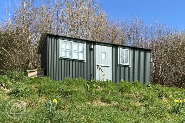 Oak shepherd's hut