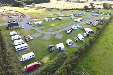 Aerial of Wyke Lodges and Touring Caravan Park