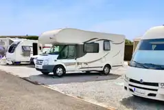 Hardstanding touring pitches with optional 16 amp electric