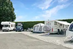 Hardstanding touring pitches with optional 16 amp electric