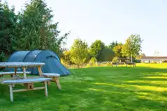 Grass pitches with electric and non electric options