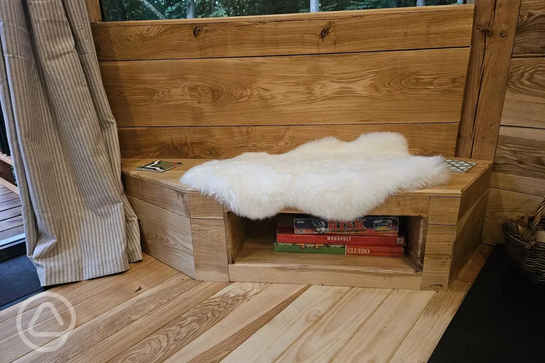 The Toad Hideout Glamping Cabin interior