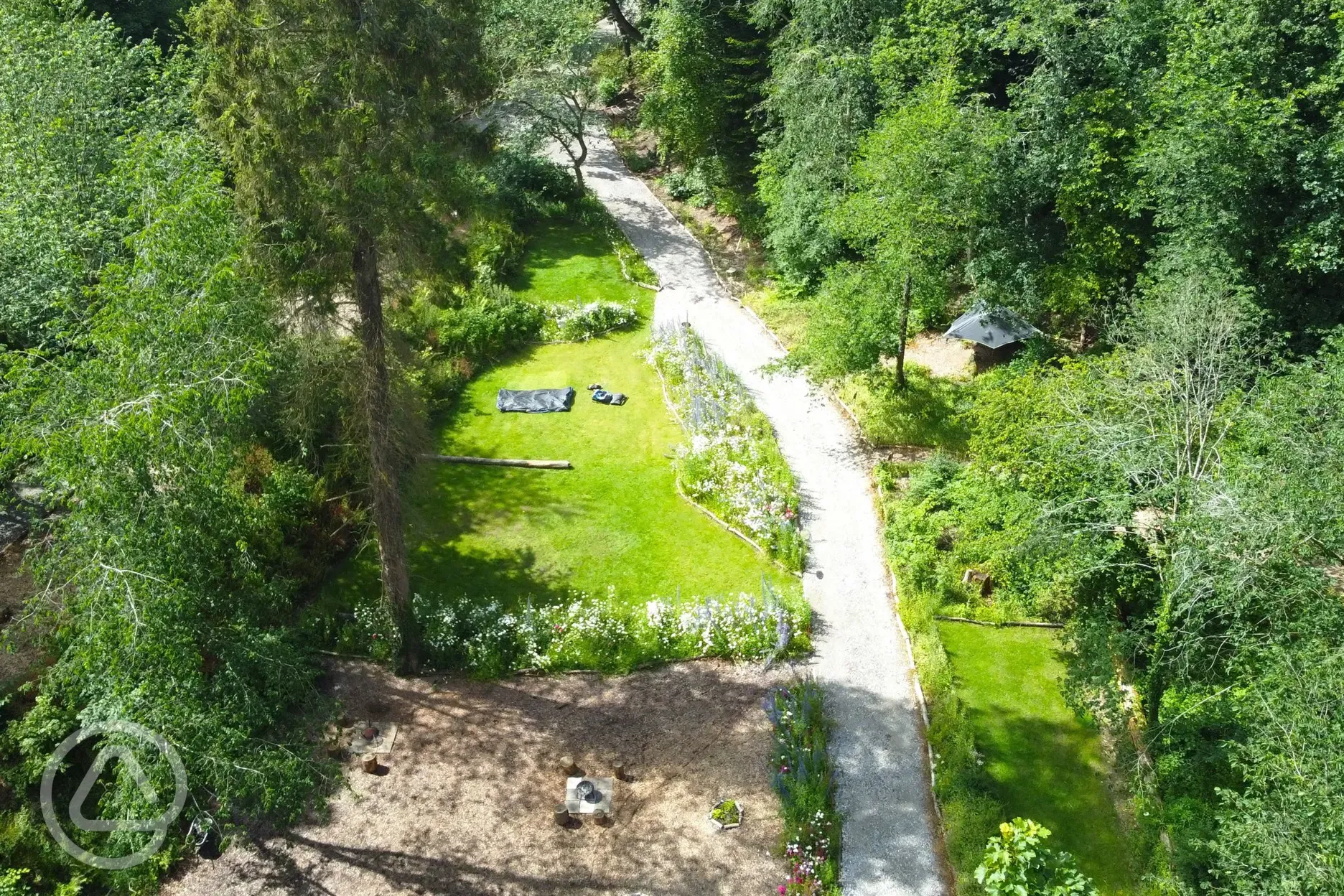 Aerial of the site