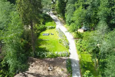 Aerial of the site