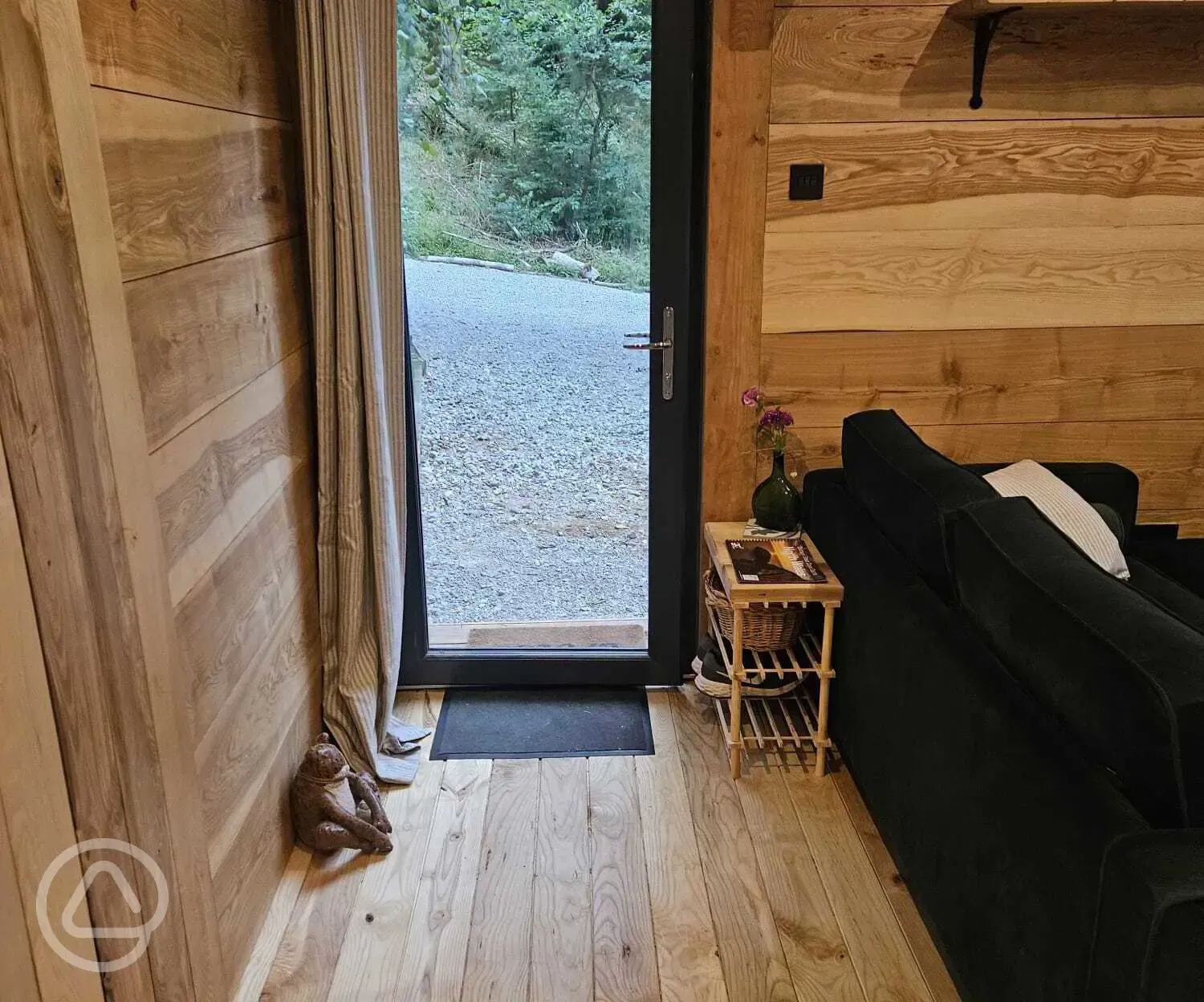 The Toad Hideout Glamping Cabin interior