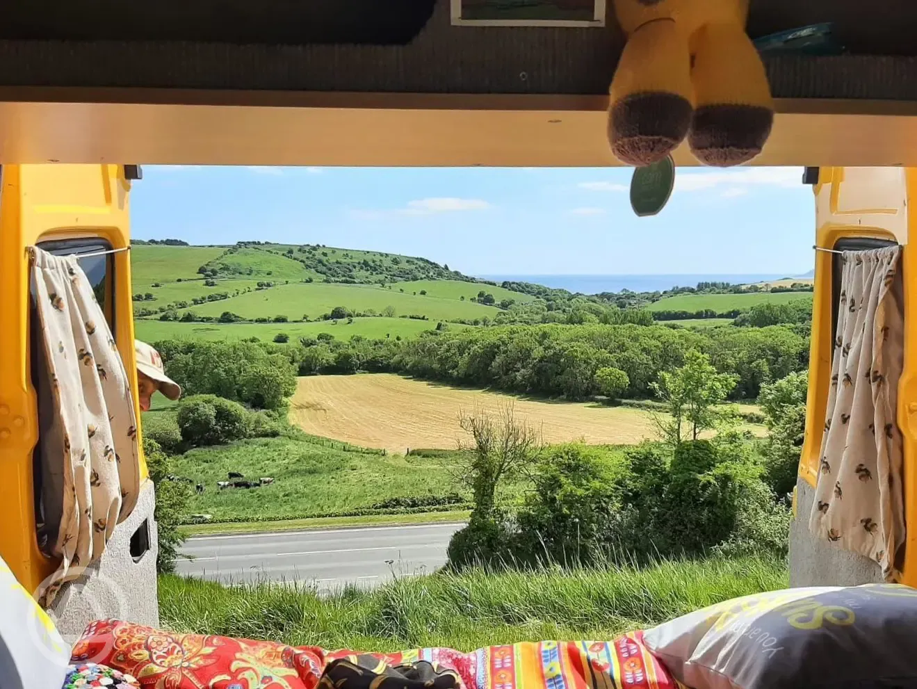 View from your campervan