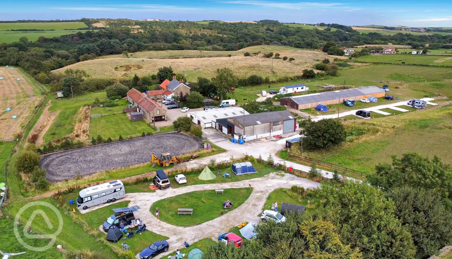 Aerial of the site