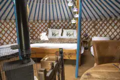 Swallow yurt interior