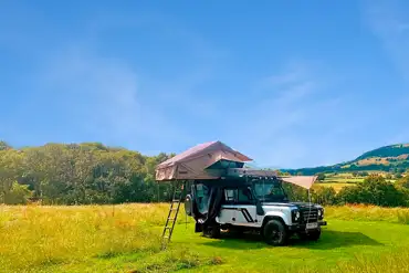 Non electric grass tent pitches
