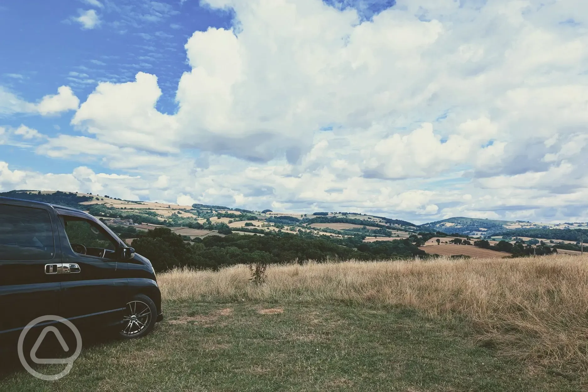 Non electric grass campervan pitches
