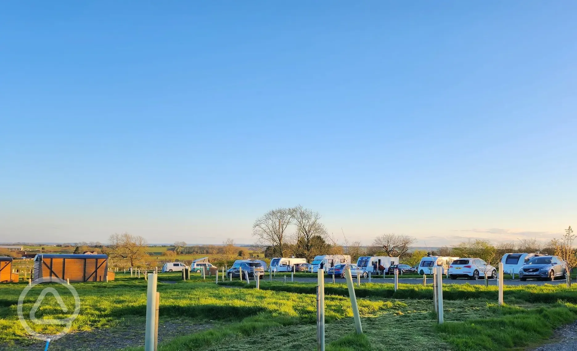 Overview of High Farm Holiday Park with Durham Dale views
