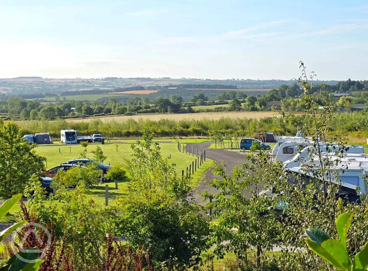 Overview of High Farm Holiday Park with Durham Dale views