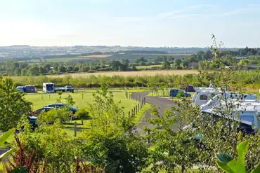 Overview of High Farm Holiday Park with Durham Dale views