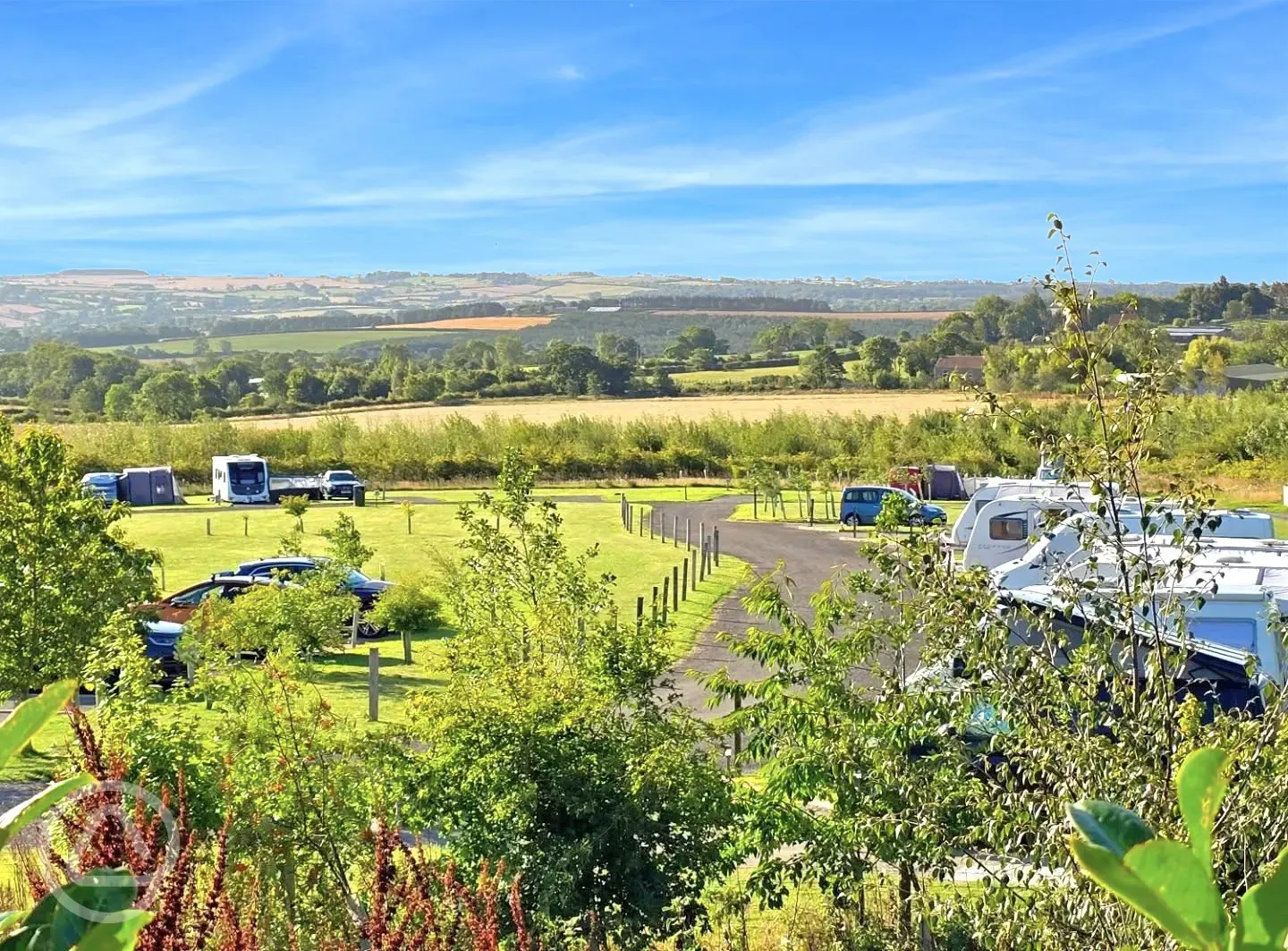 Overview of High Farm Holiday Park with Durham Dale views
