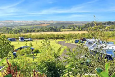 Overview of High Farm Holiday Park with Durham Dale views