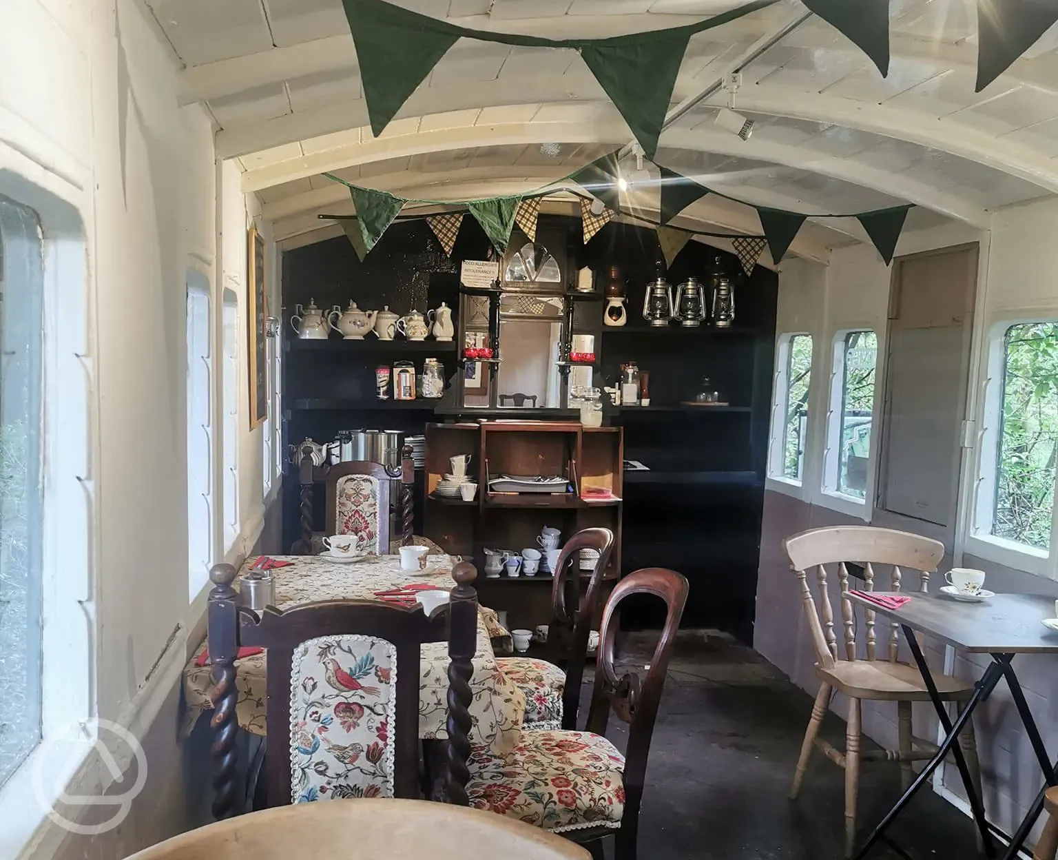 Tea room interior