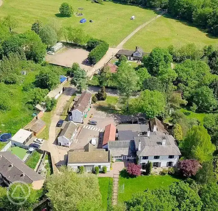 Debden House Campsite in Loughton, Essex