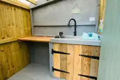 Washing up area