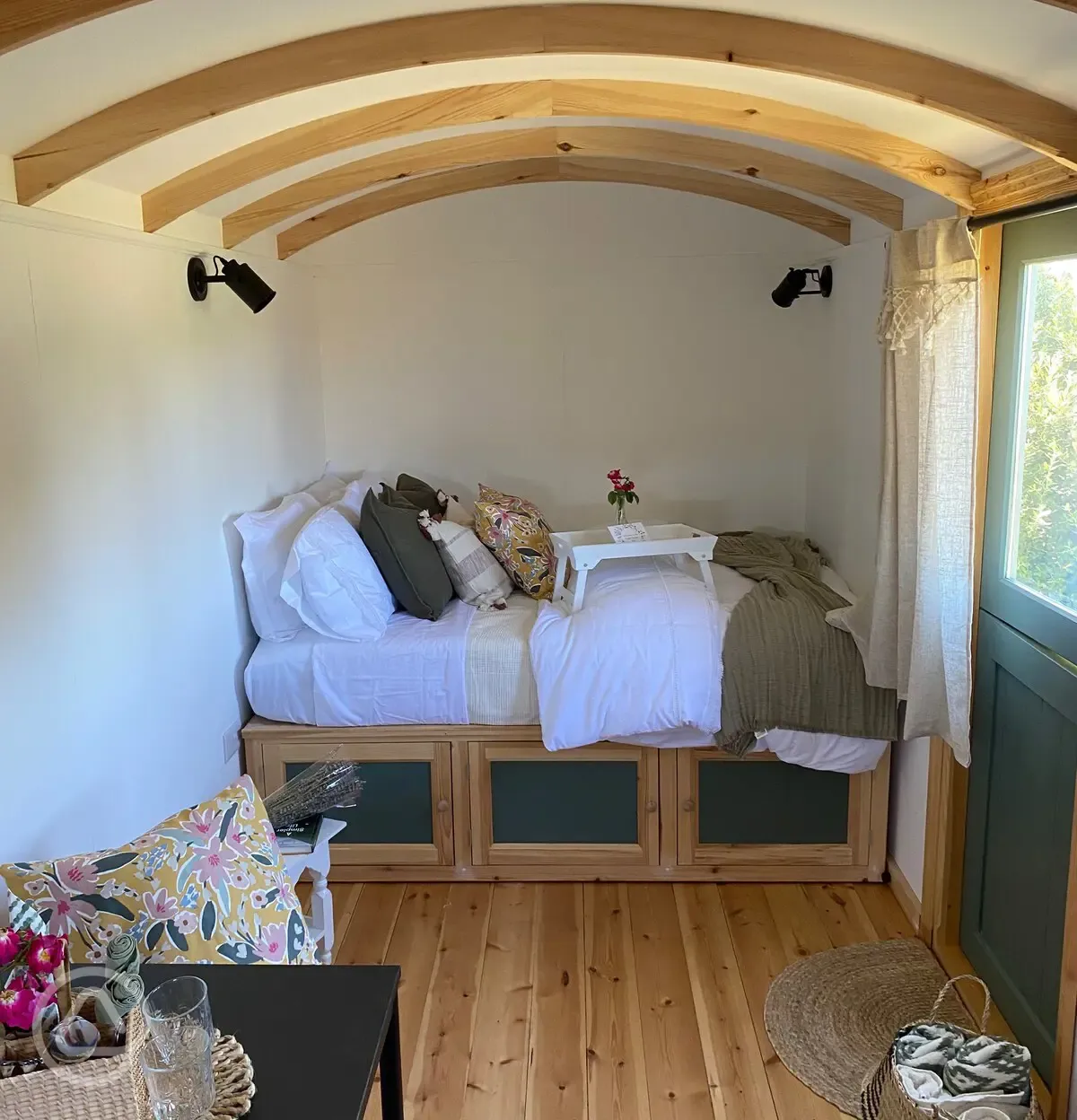 The Little Hygge hut interior