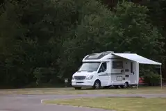 Grass pitches with optional electric and space for an awning Grass pitches with optional electric and space for an awning