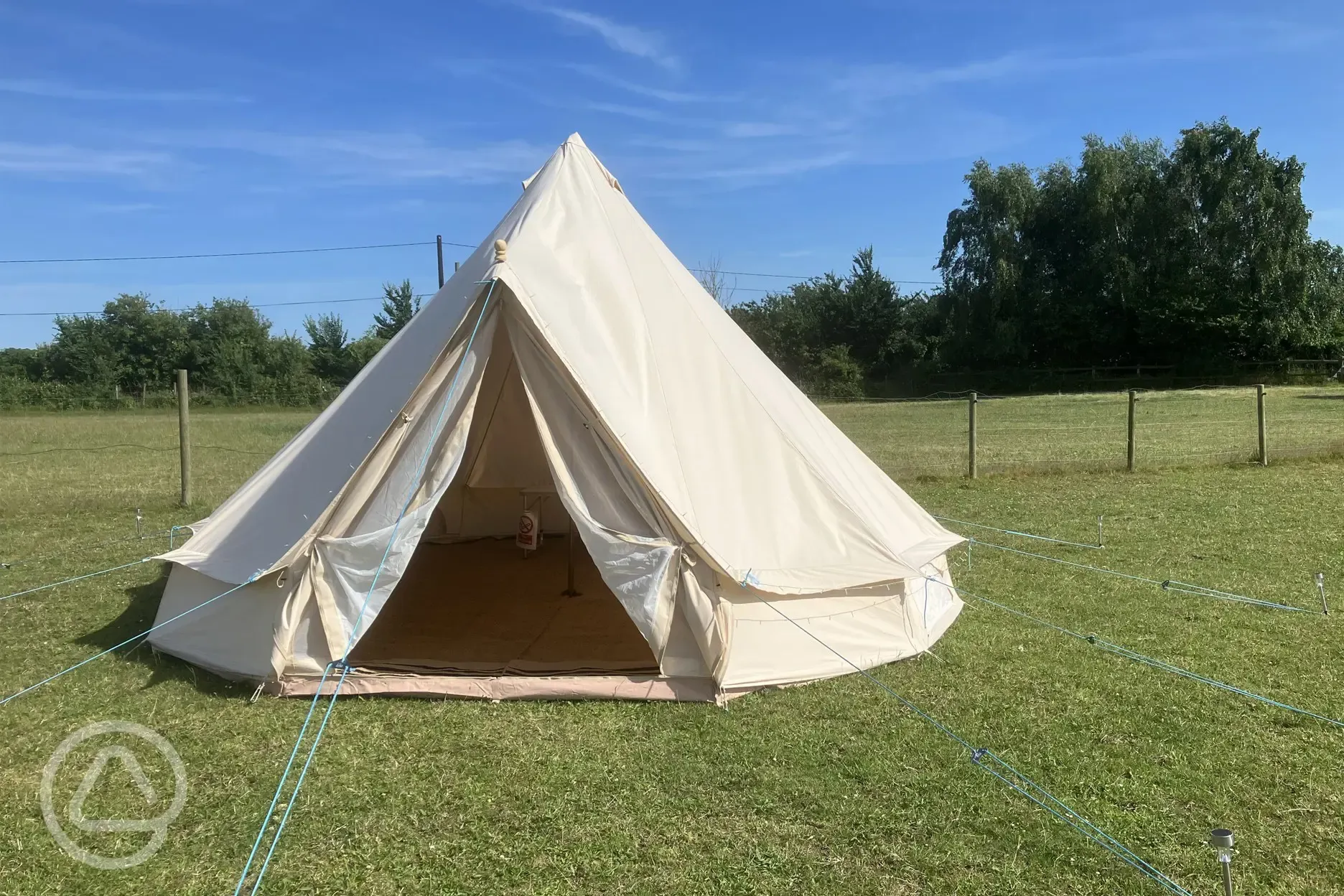 Bell tent exterior 
