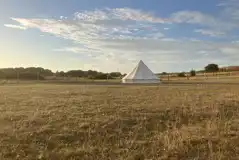 Bell tent exterior Bell tent exterior