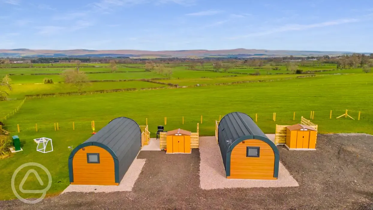 Glamping pods