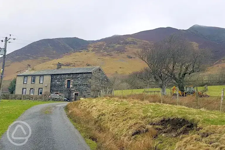 Entrance to the site