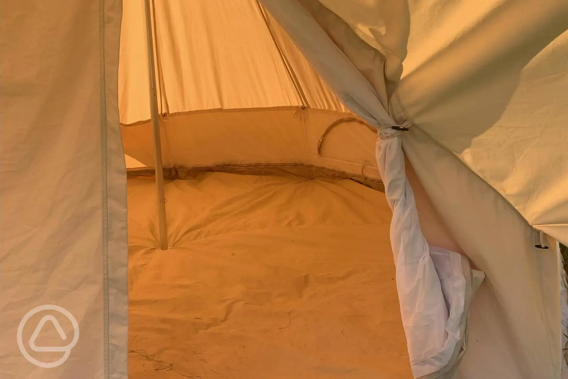 Bell tent interior