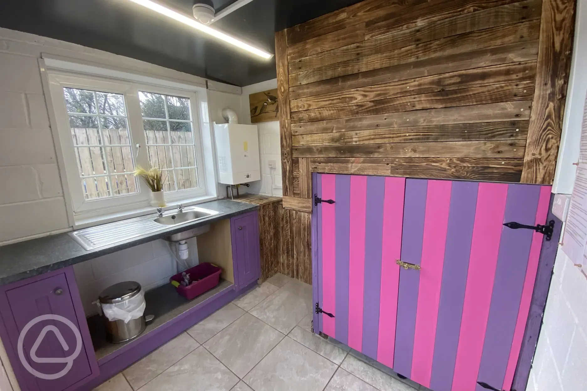 Washing up area