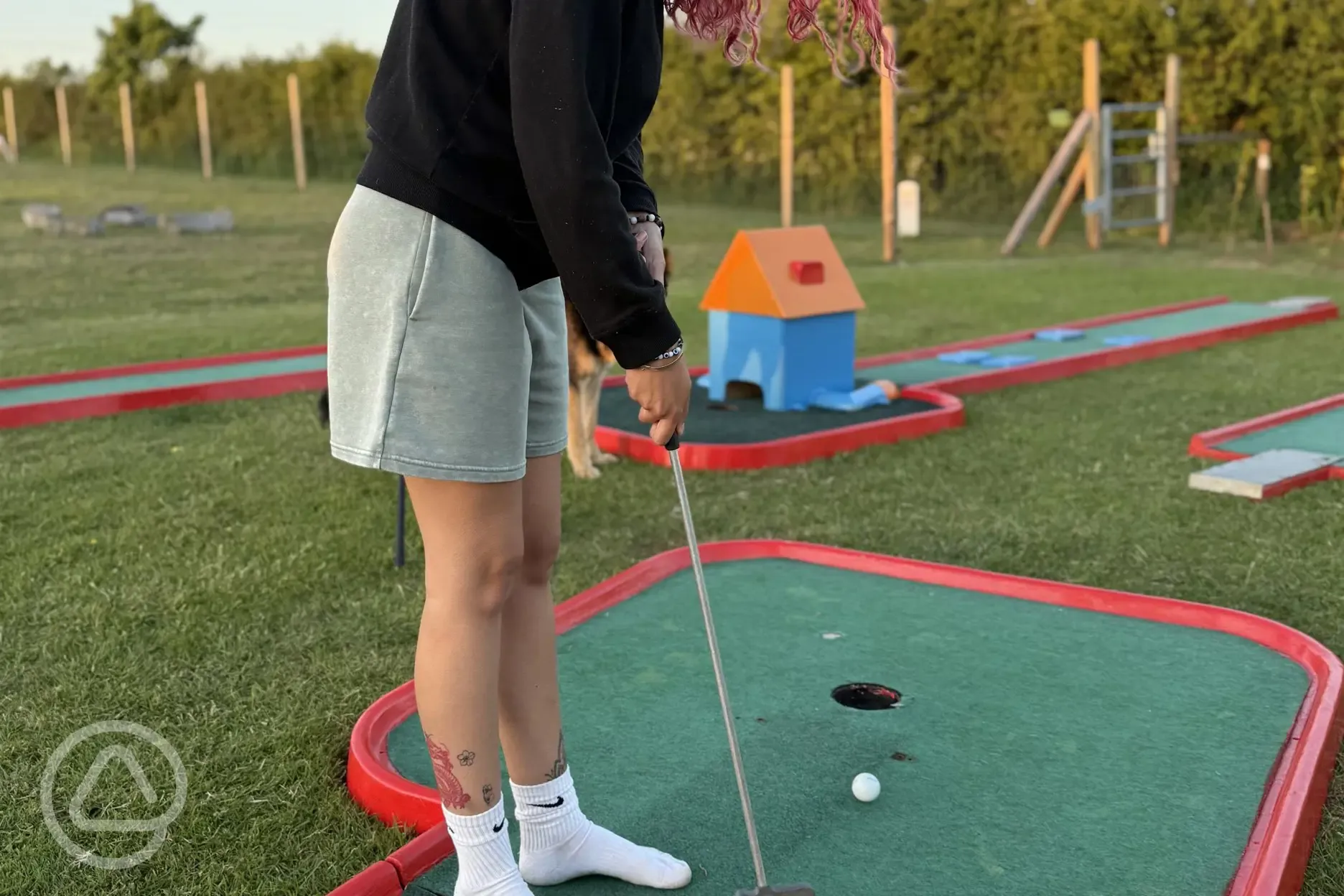 Onsite crazy golf