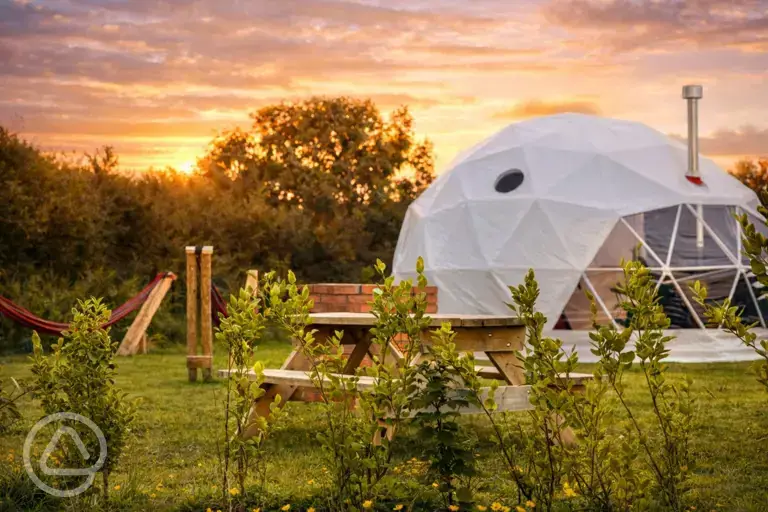 Dome at sunset