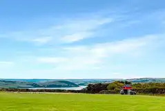 Padstow Campsite with views to the River Camel Padstow Campsite with views to the River Camel