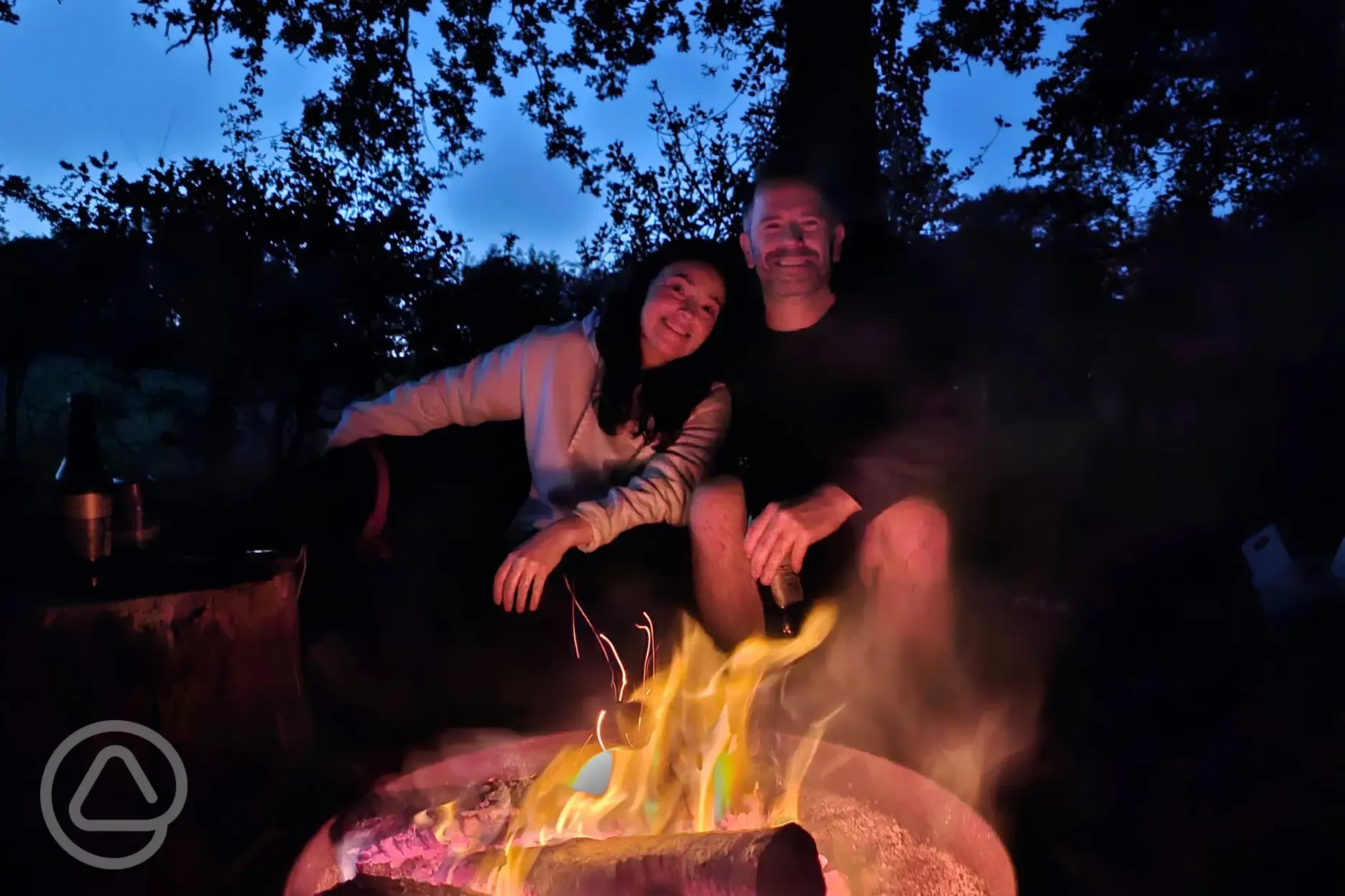 Evenings around the fire pit