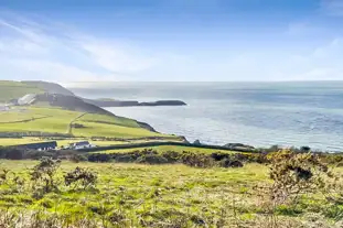 Camp at Erwan, Llangrannog, Llandysul, Ceredigion (11.4 miles)