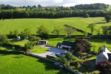 Aerial view of site