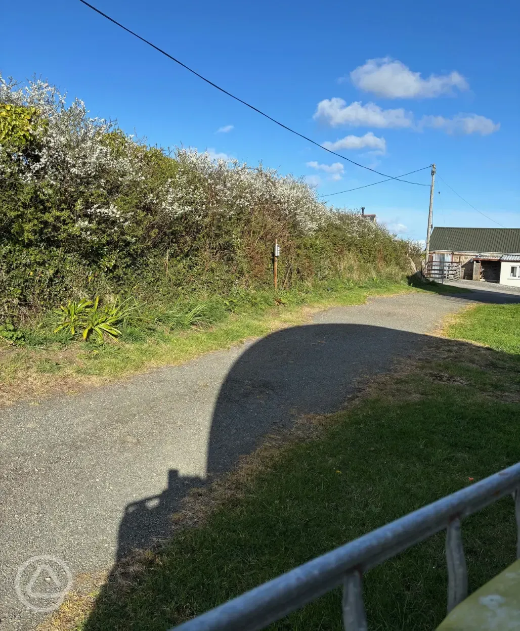 Path to the facilities 