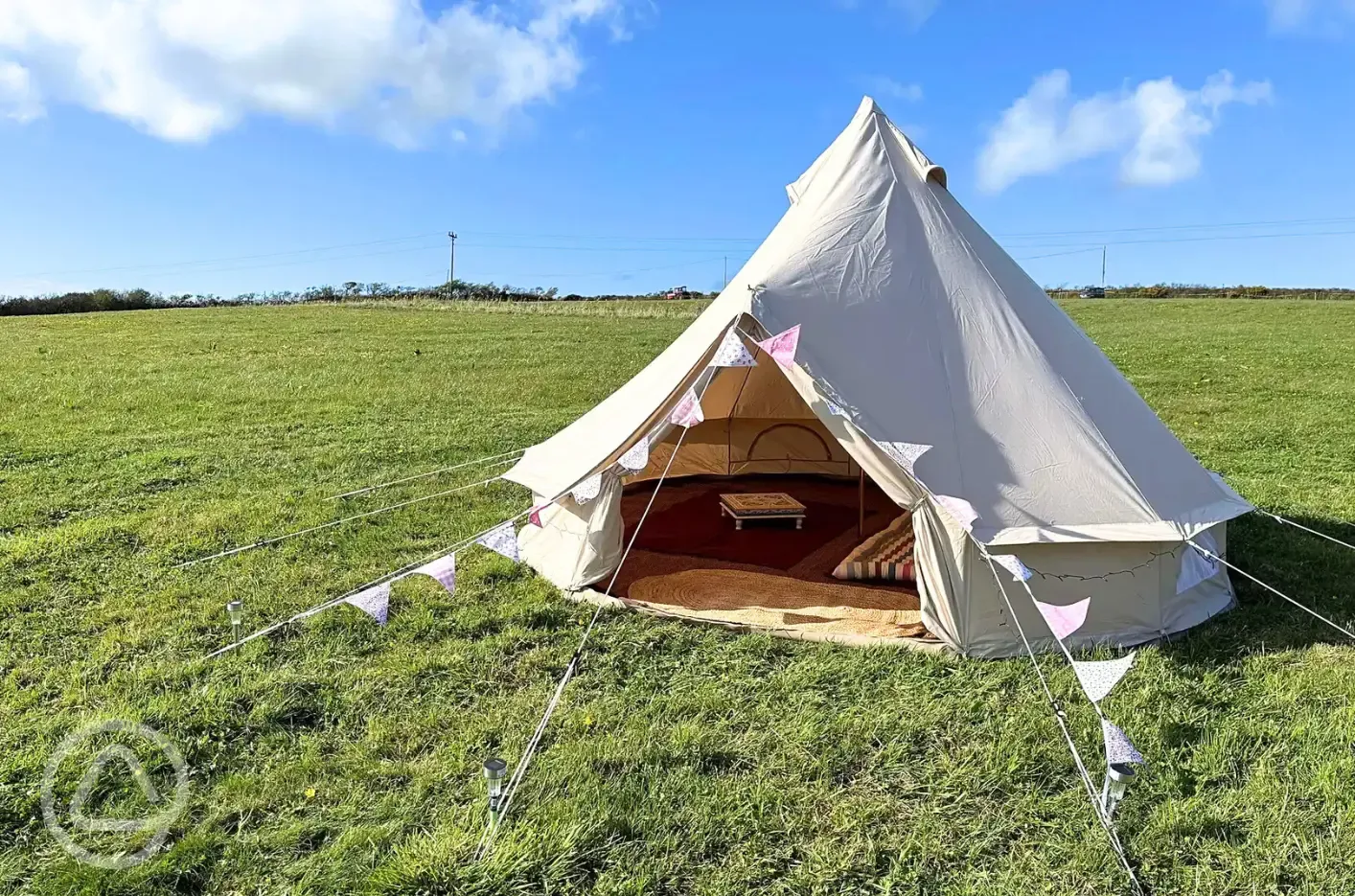 Sunset bell tent