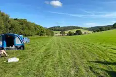 Non electric grass tent pitches