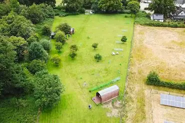 Aerial of the site