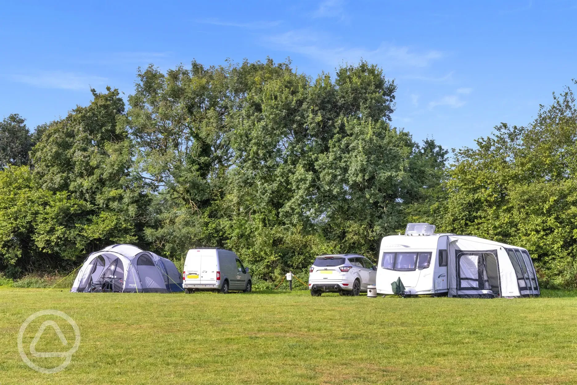 Grass pitches with optional electric