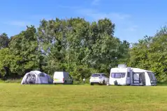 Grass pitches (optional electric) with awnings welcome