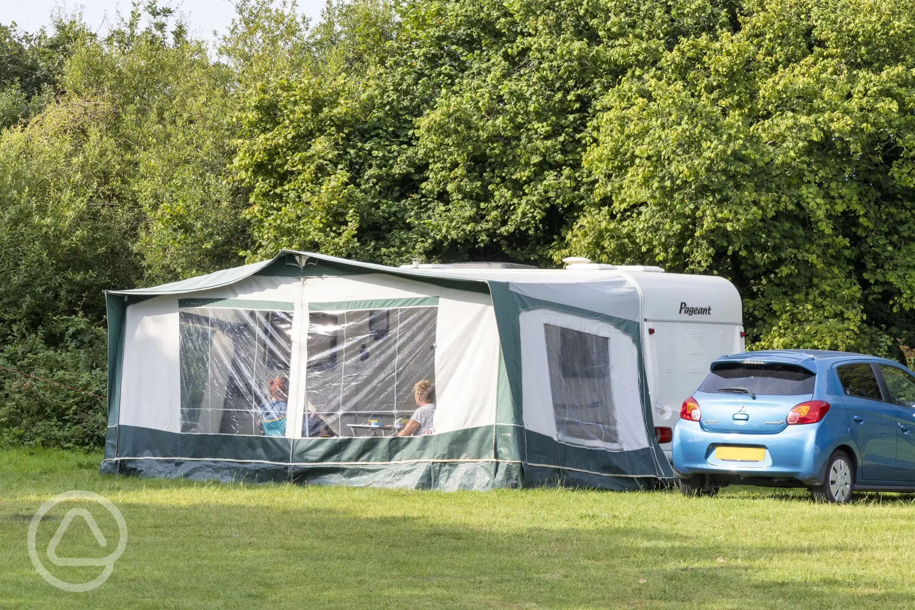 Grass pitches with optional electric