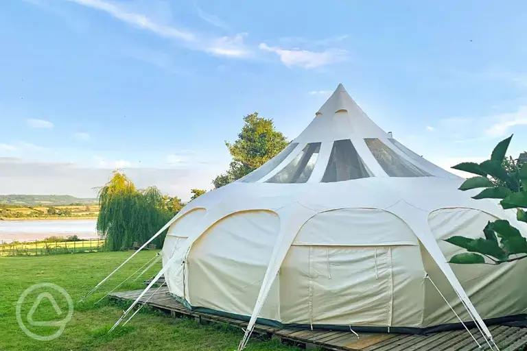 Stargazer bell tent