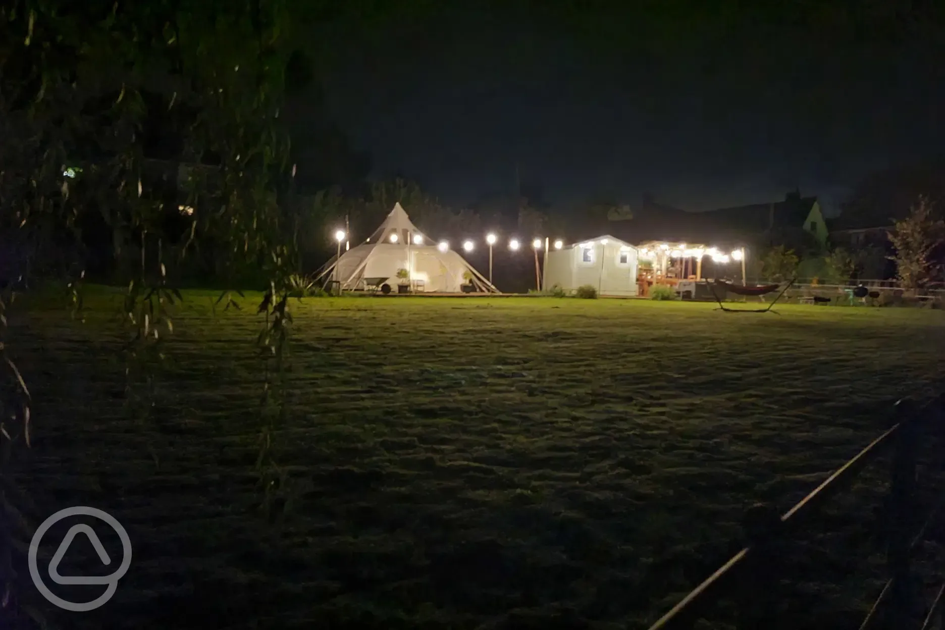 Site at night