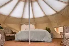 Stargazer bell tent interior