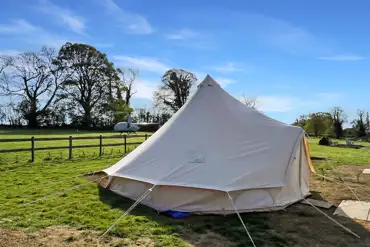 Bell tent at Coleman's Hill Certificated Location