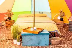Bell tent interior