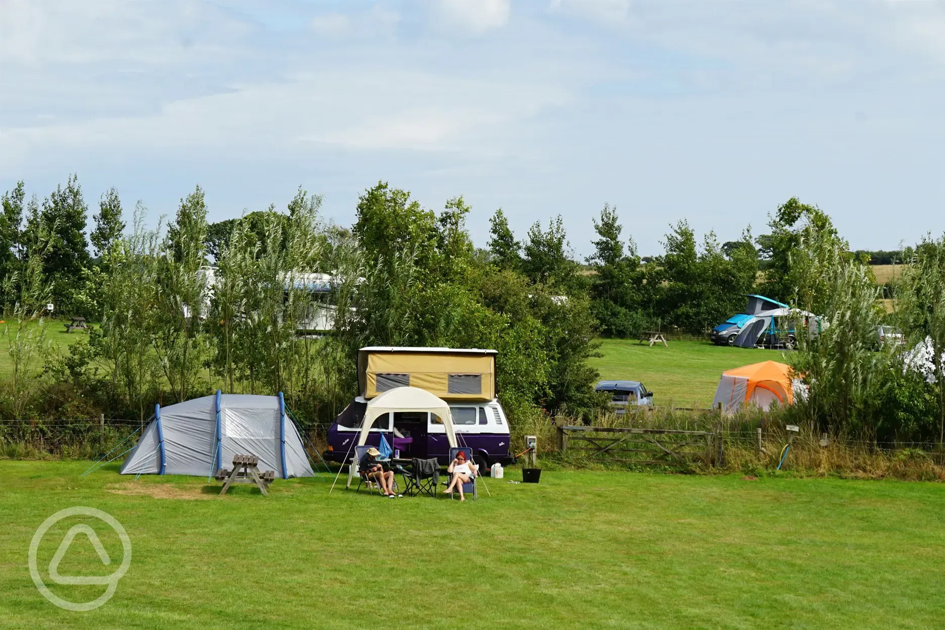 The Cabin Field looking in to The Dogwood